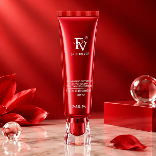 FV Matte Foundation for Oily & Normal Skin – Waterproof, Oil-Free, Long-Lasting Liquid Foundation | 30g Ivory